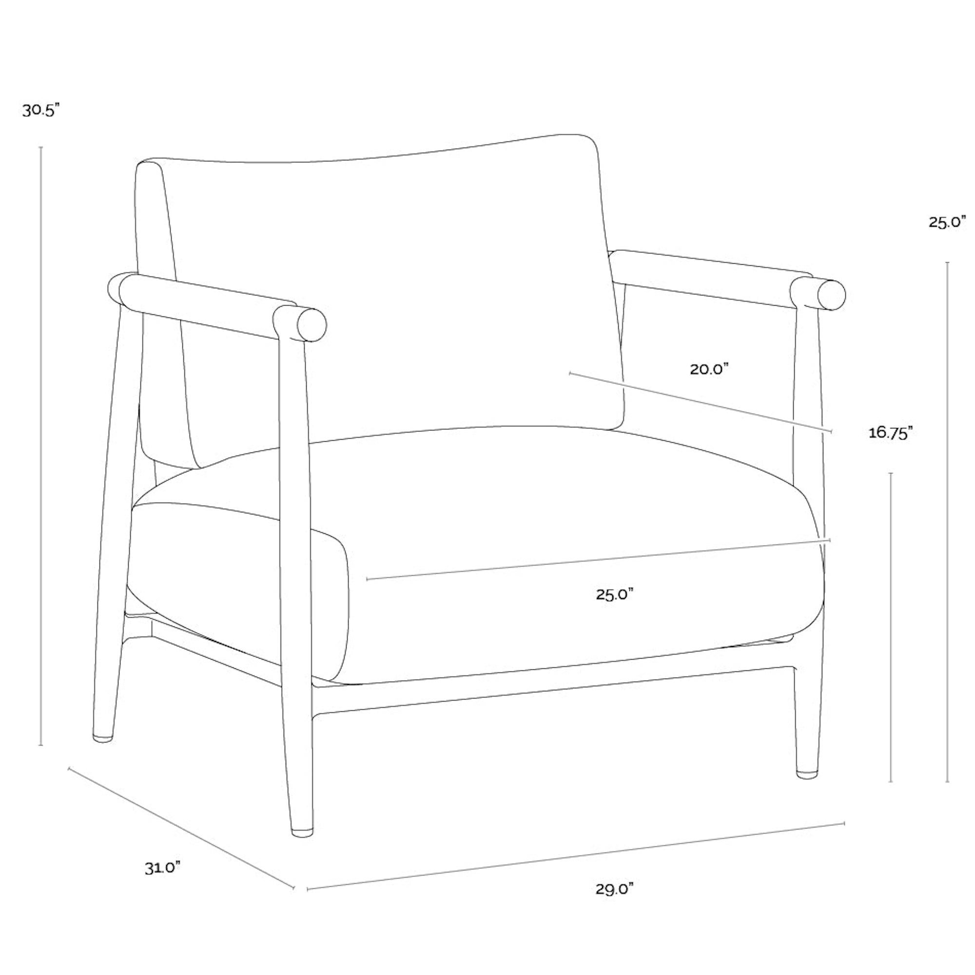 Muros Lounge Chair - Black