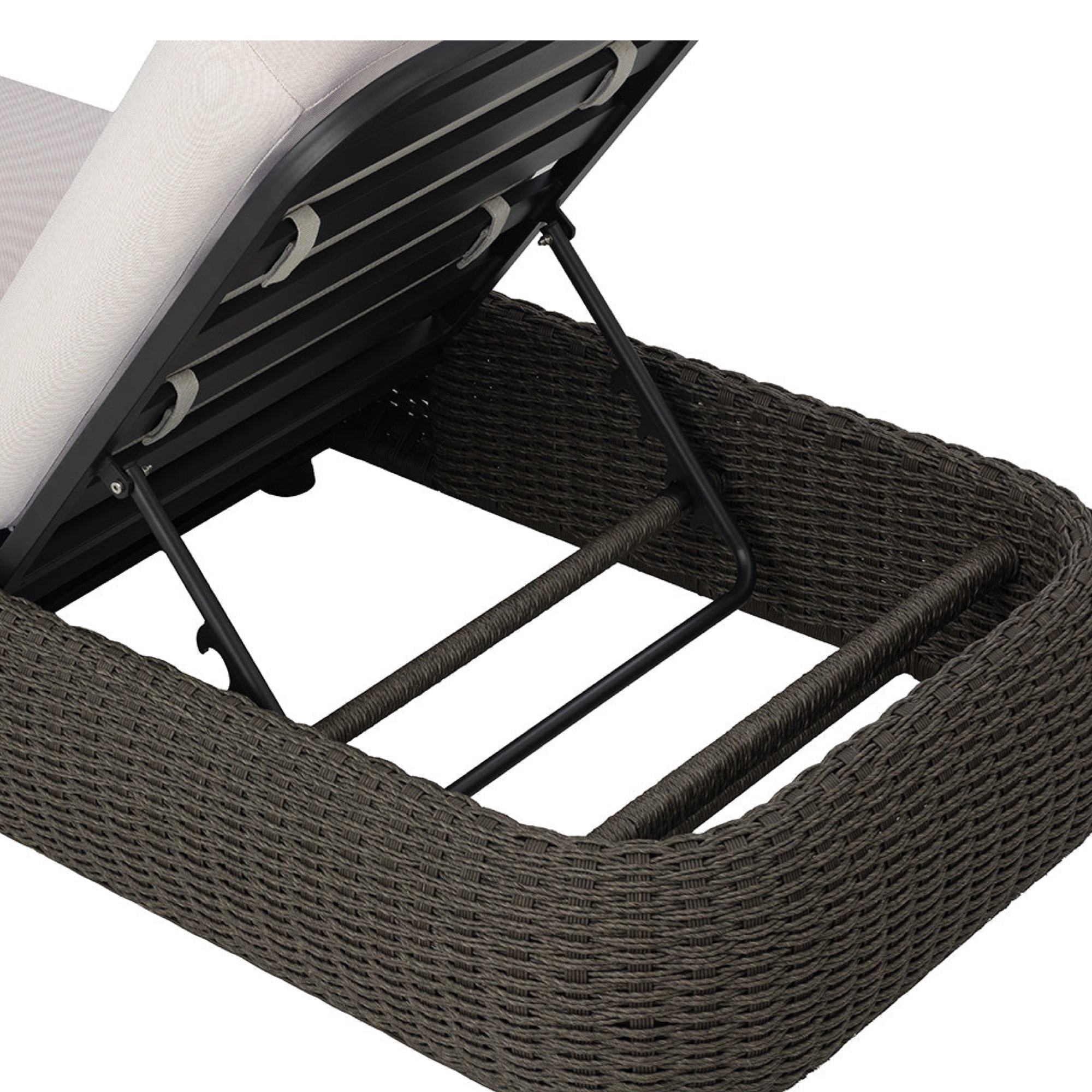 Barcelona Lounger - Grey