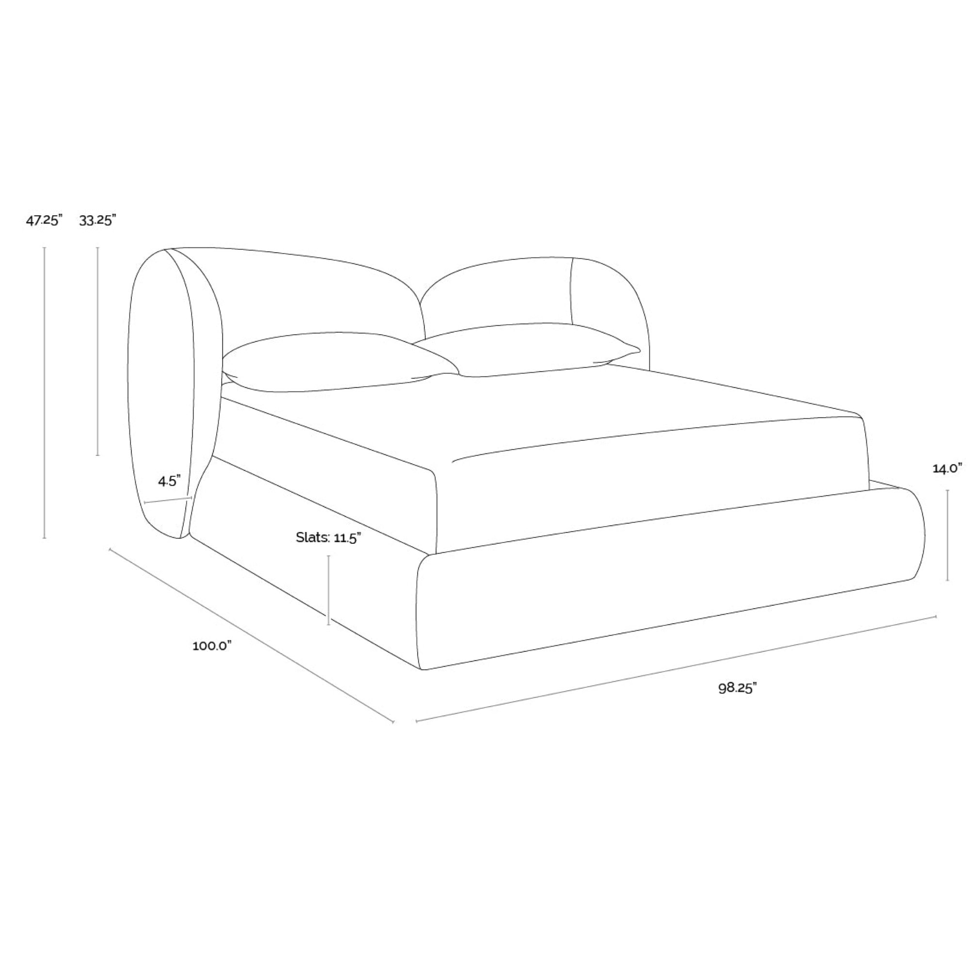 Esme King Bed