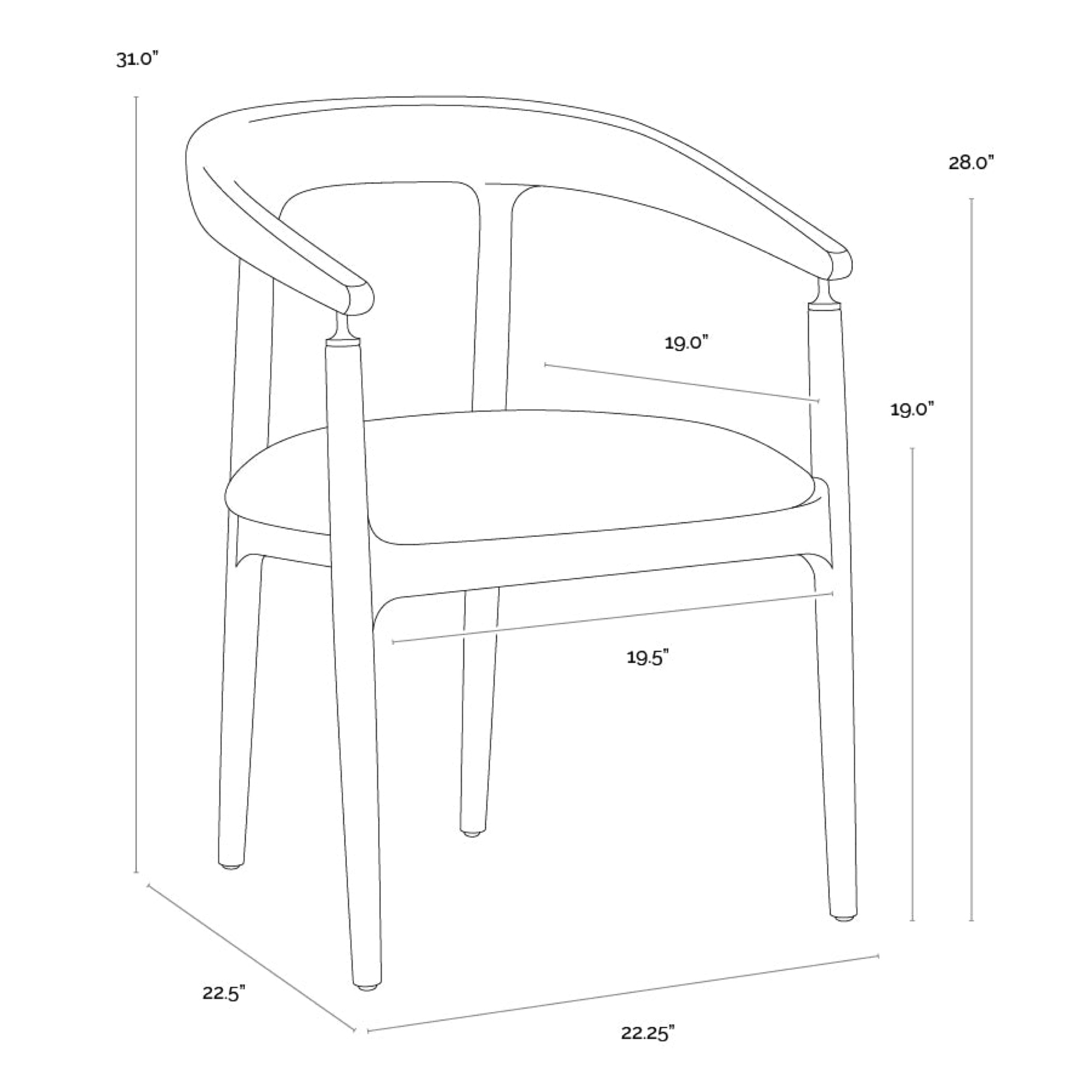Valmont Dining Armchair