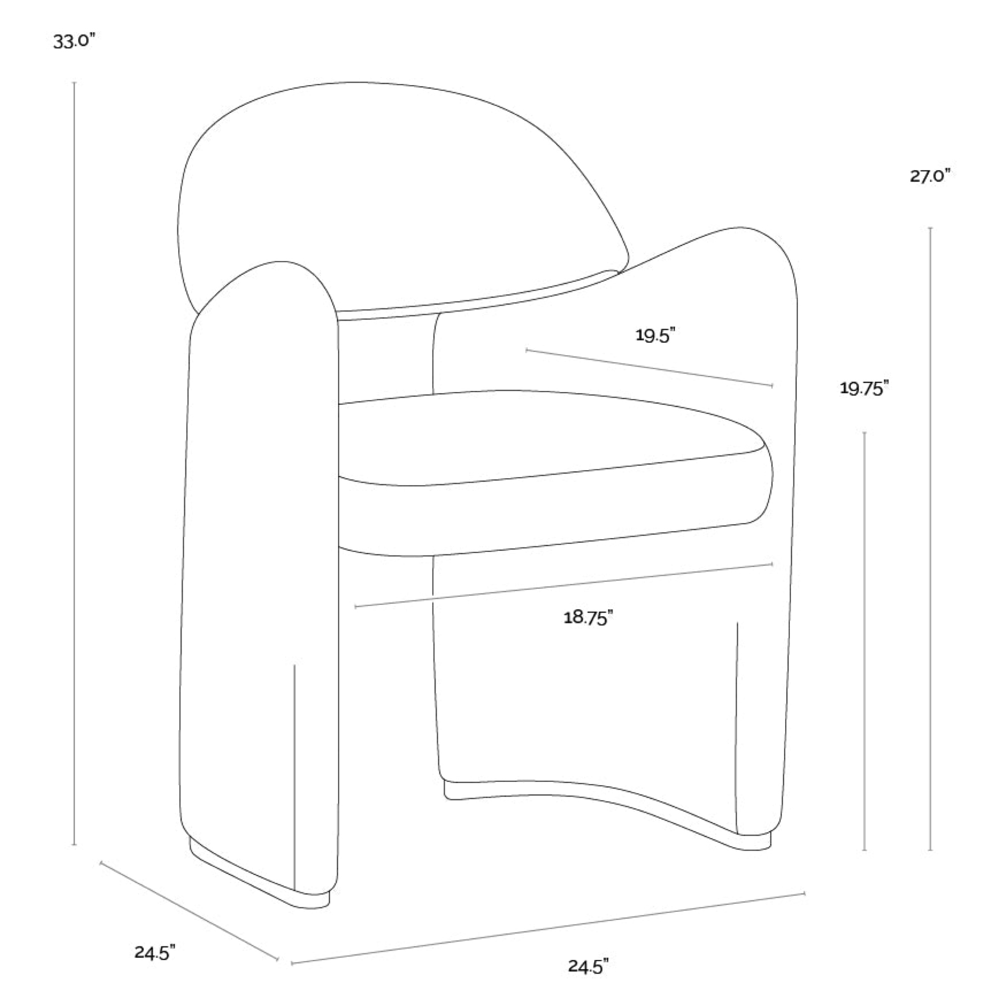 Snowden Dining Armchair