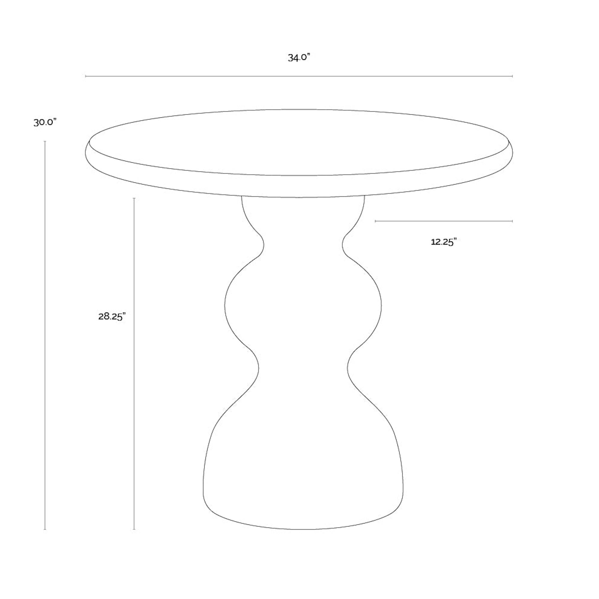 Raul Bistro Table - Sage 34"