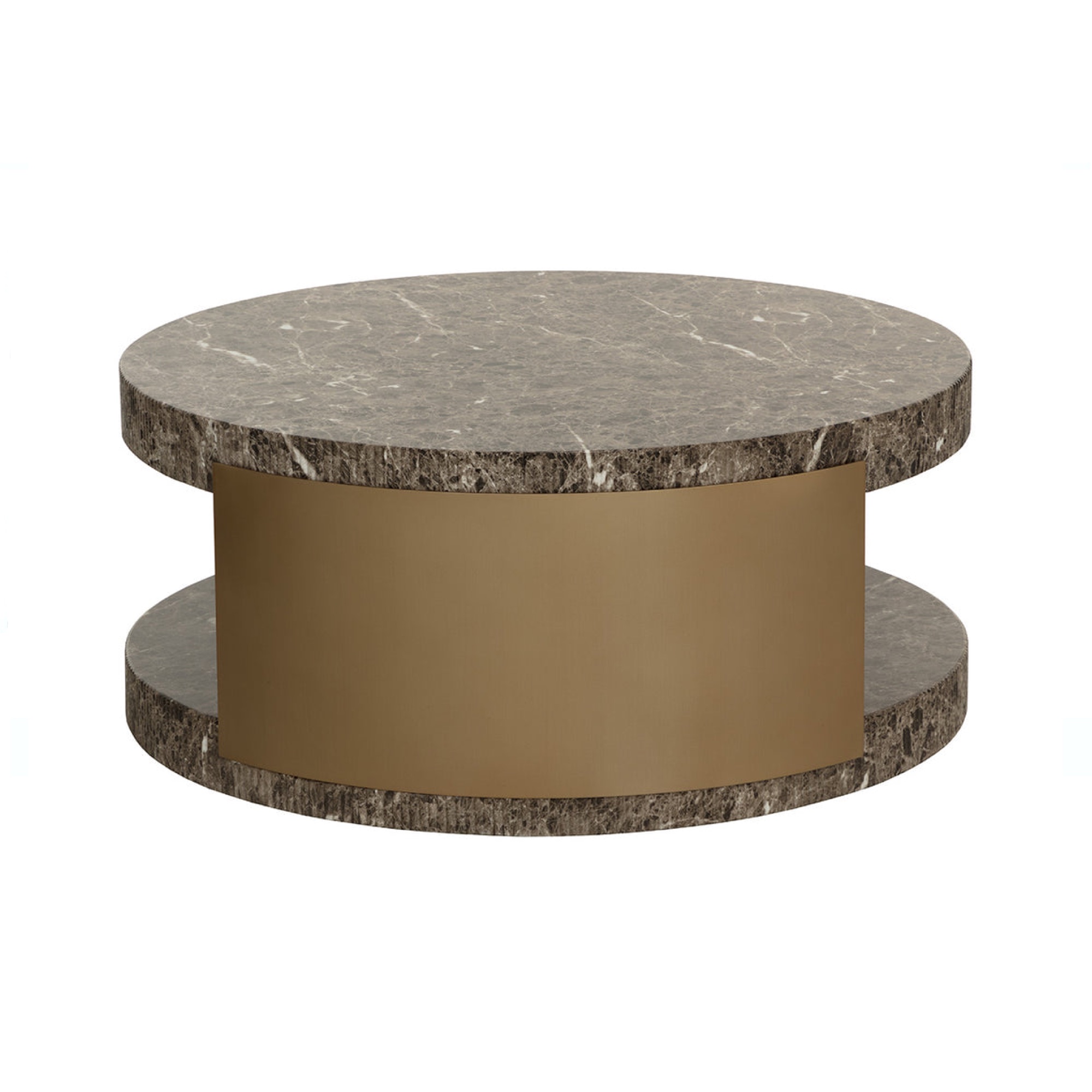 Cavette Coffee Table - Marble Look