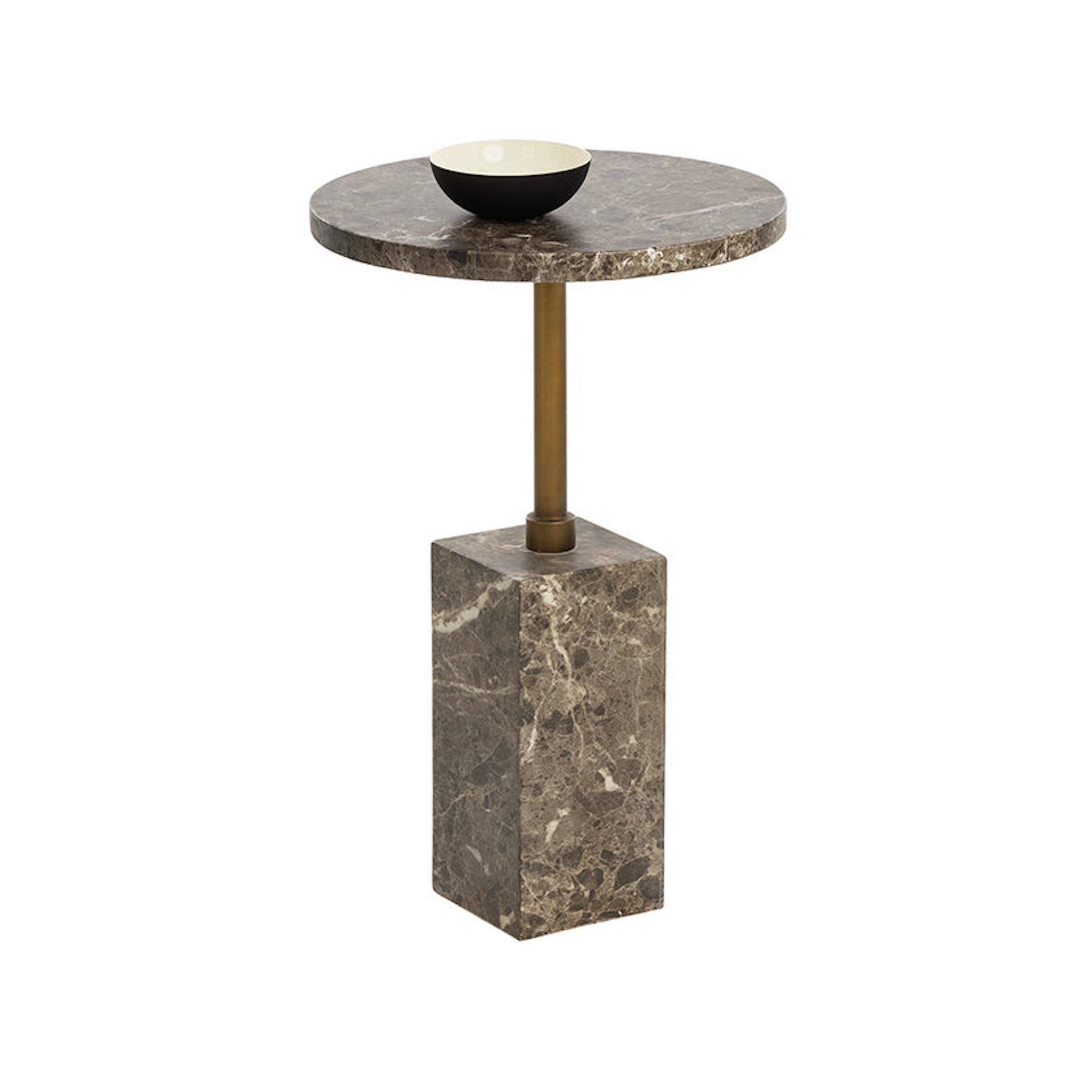 Mizani End Table - Brown