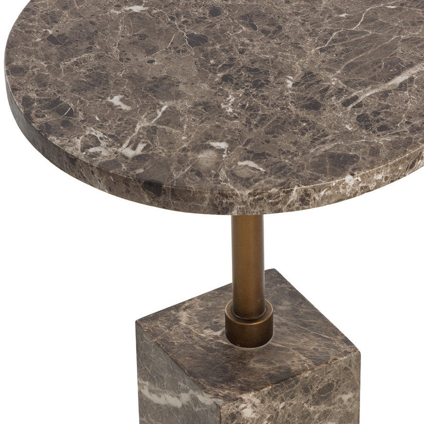 Mizani End Table - Brown