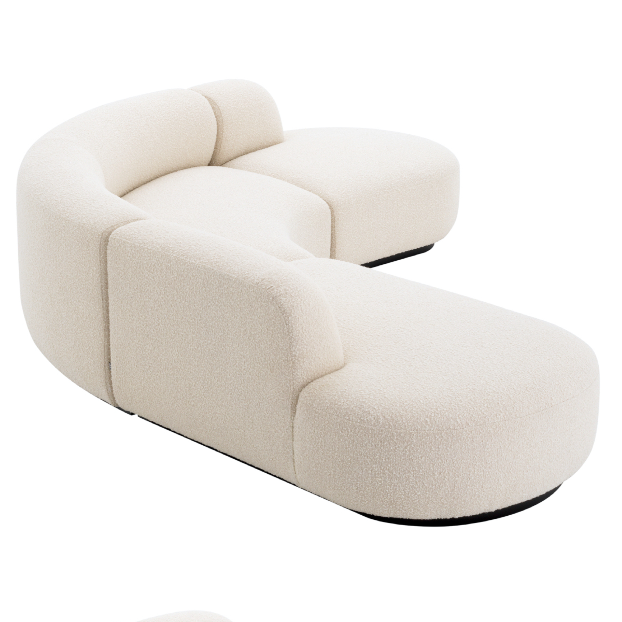 Björn Sectional - Bouclé cream
