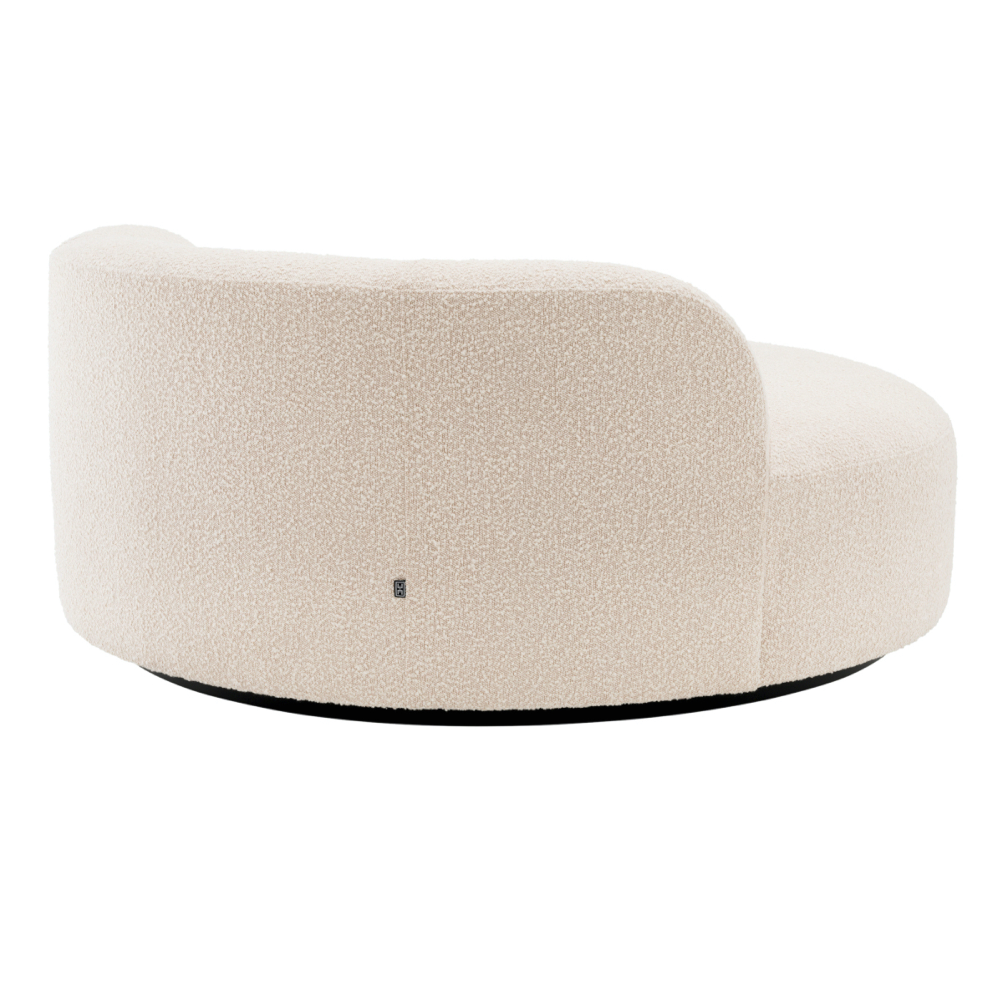 Björn Round Sofa - Bouclé cream