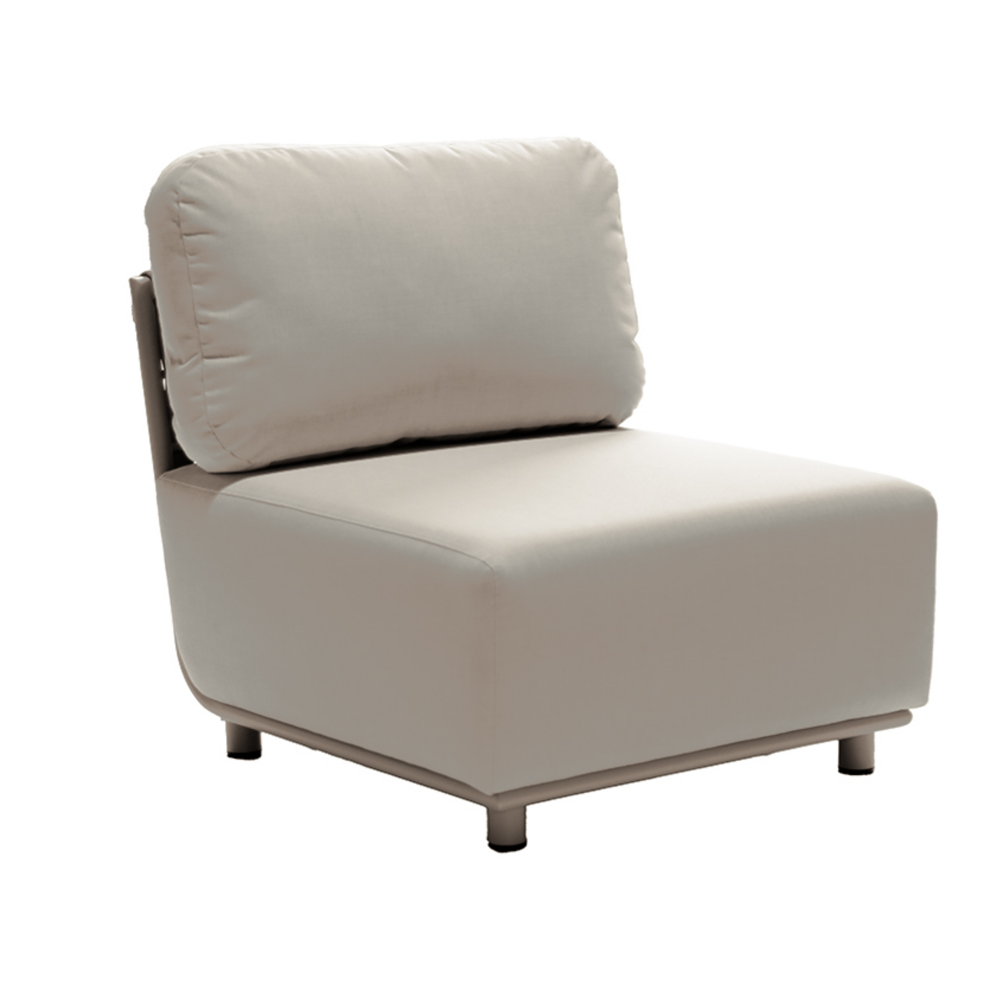 Hug Arm less Chair