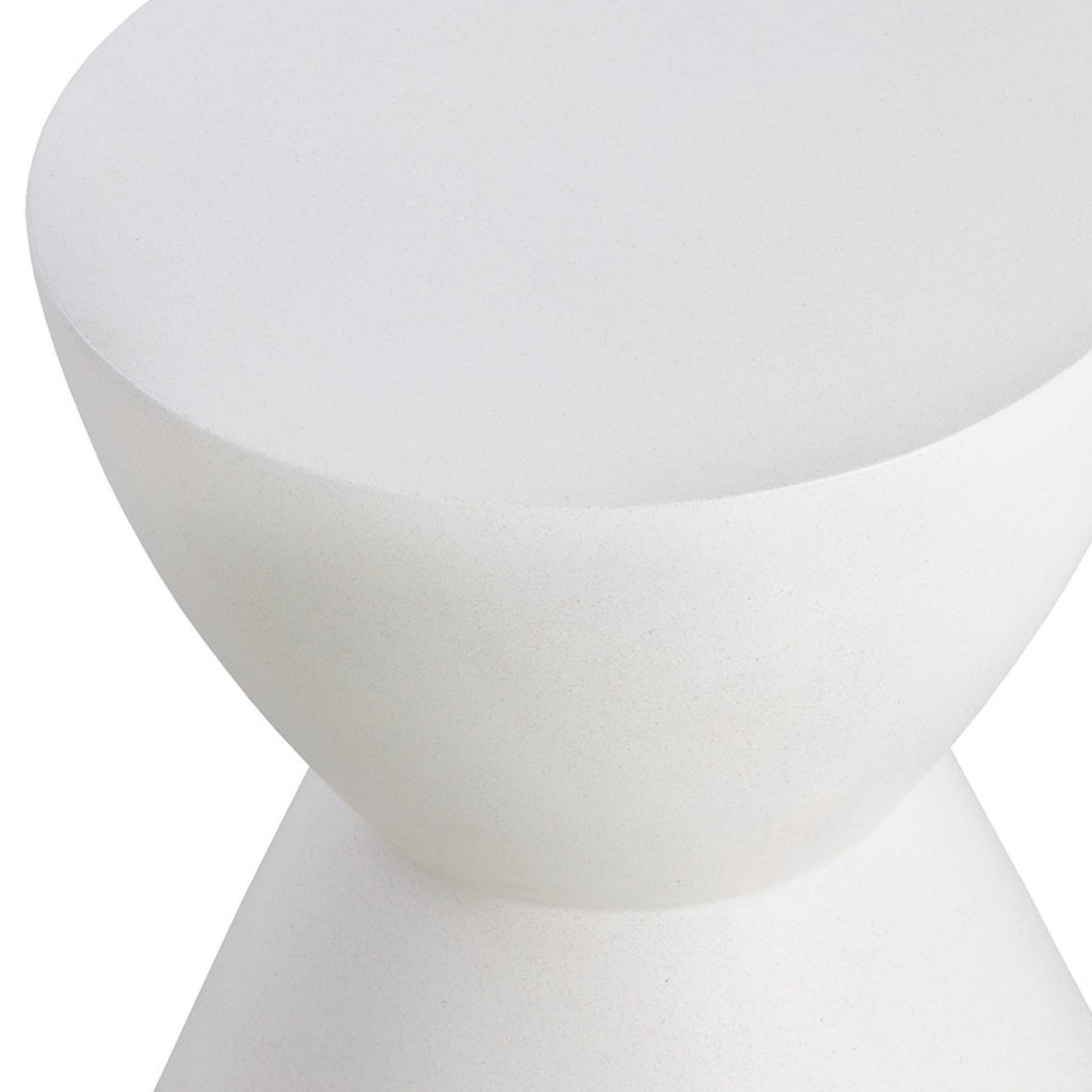 Logan End Table - White