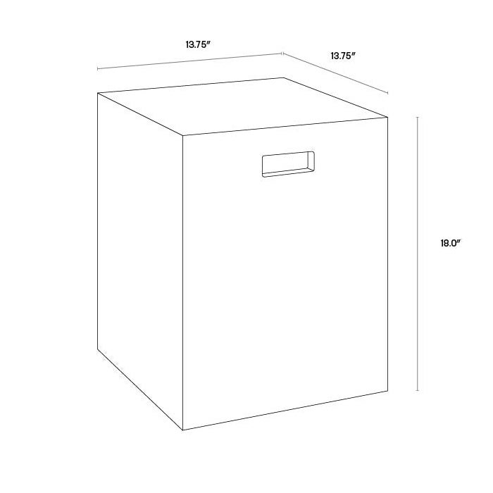 Castor End Table - Black