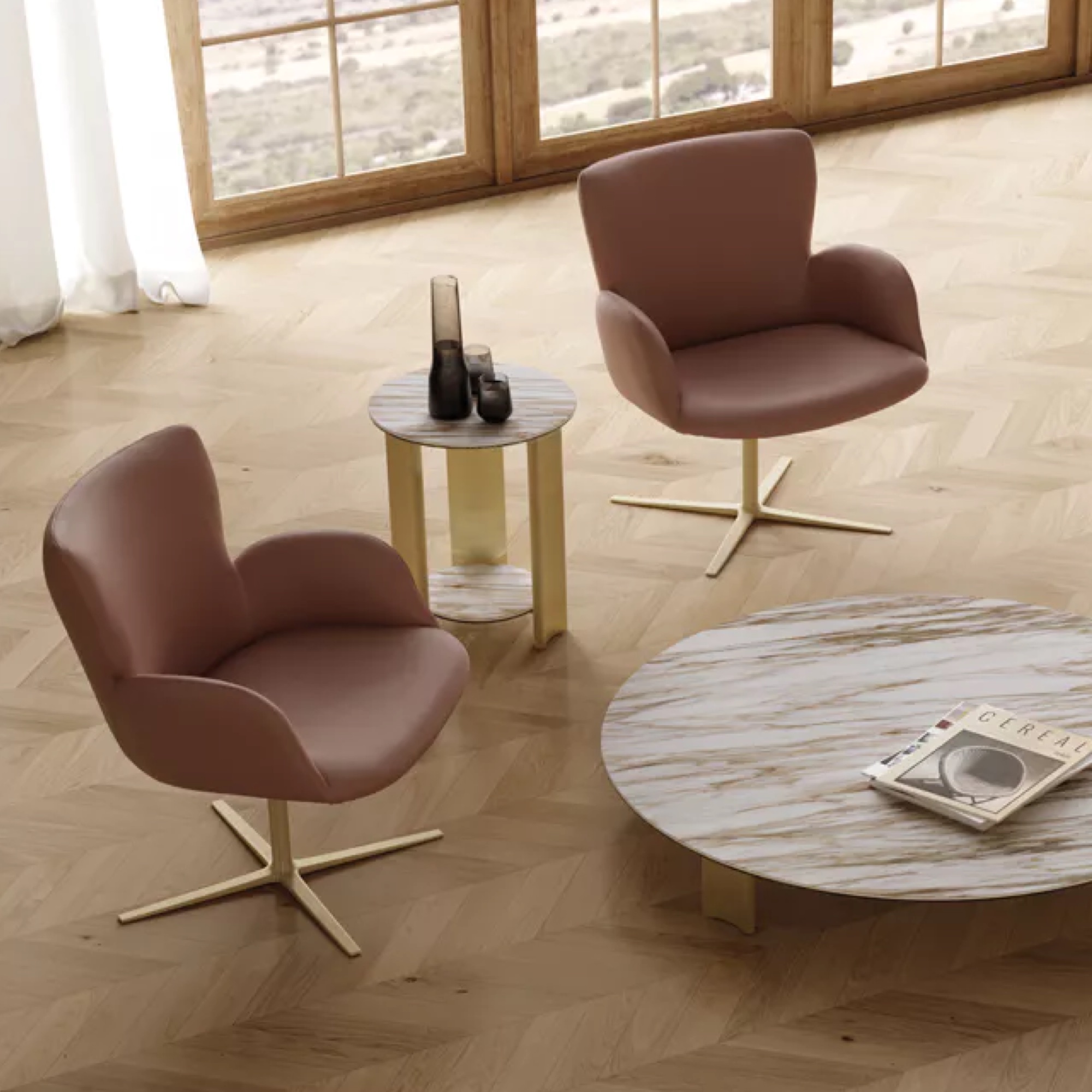 Ariel Swivel Armchair