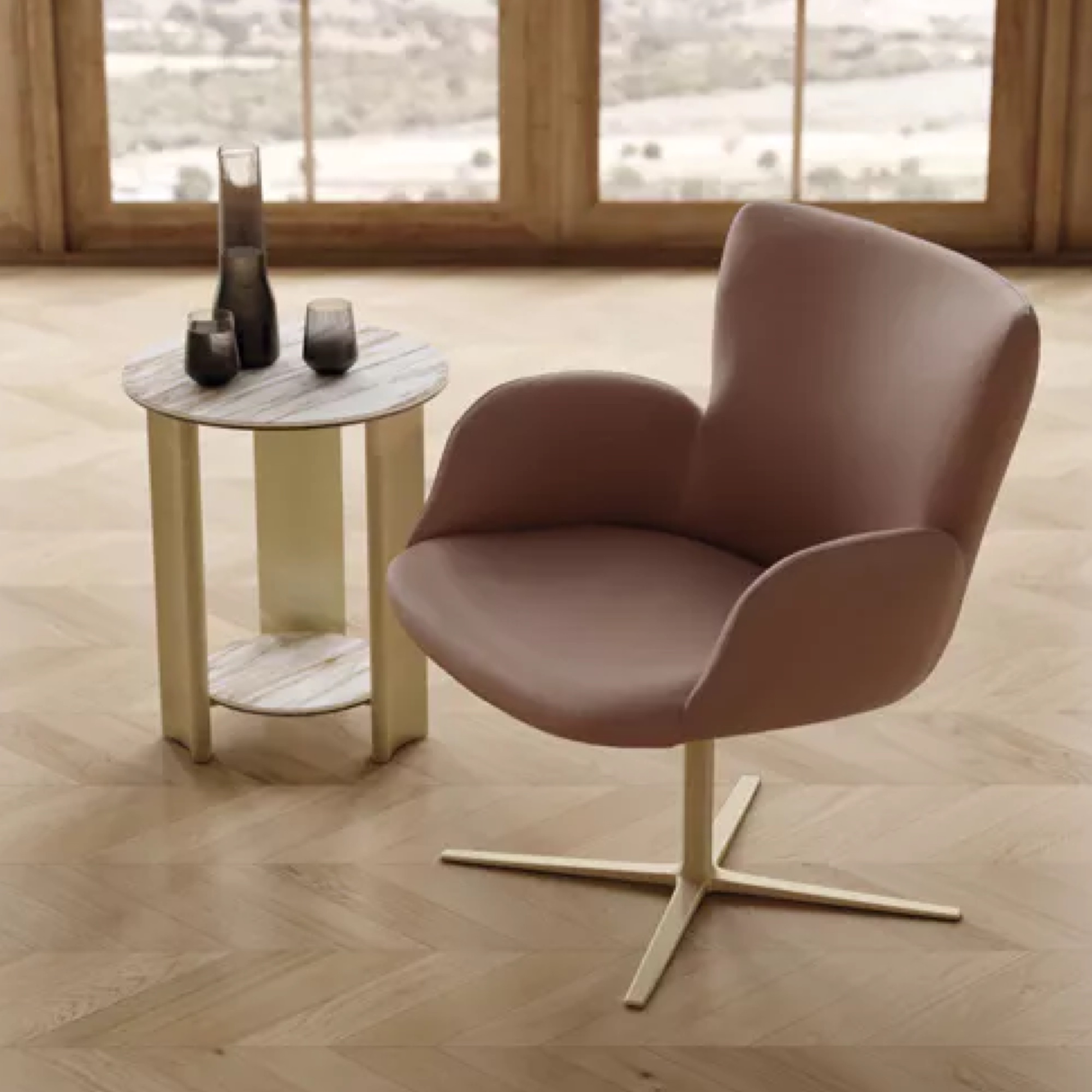 Ariel Swivel Armchair