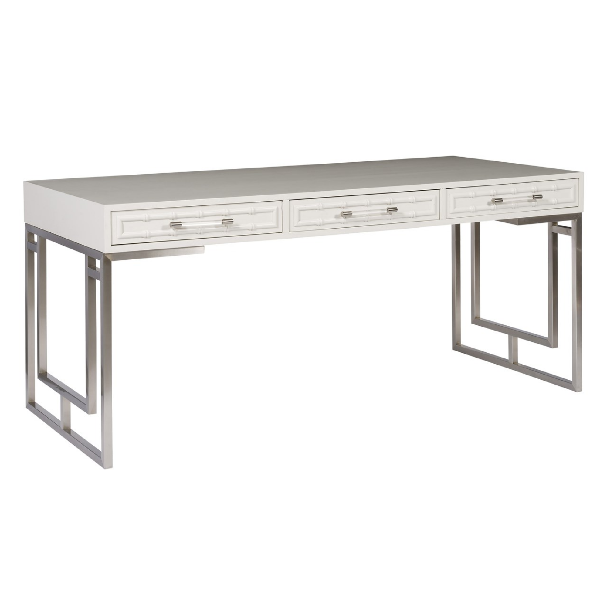 Berkley Desk with Metal Geometric Base
