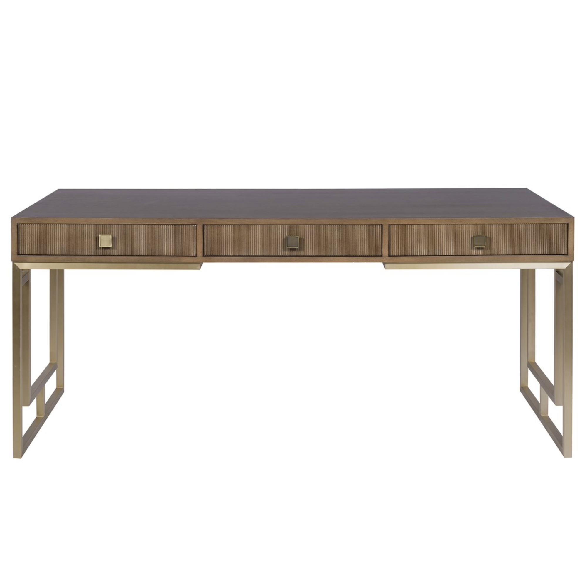 Berkley Desk with Metal Geometric Base