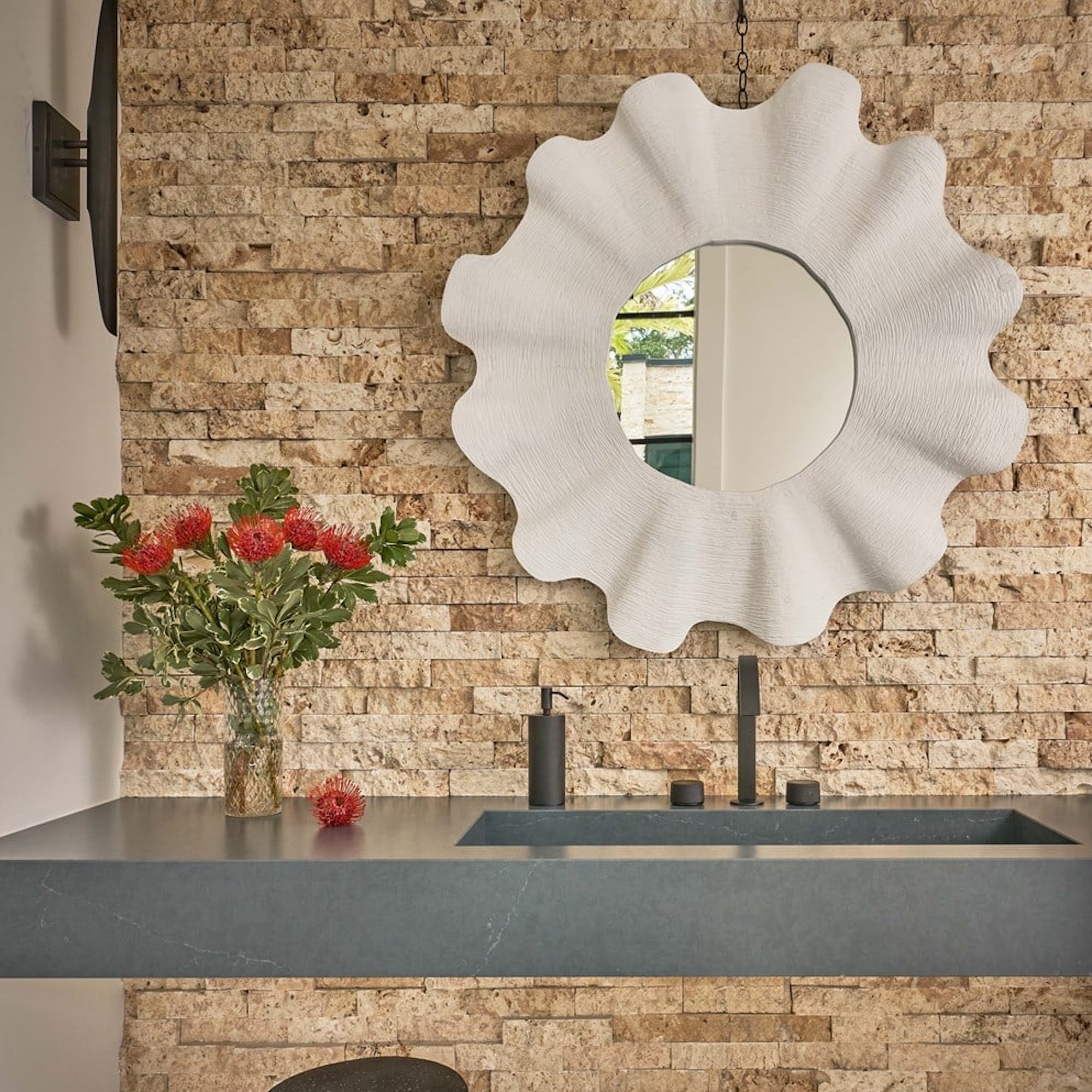 Scallop Mirror