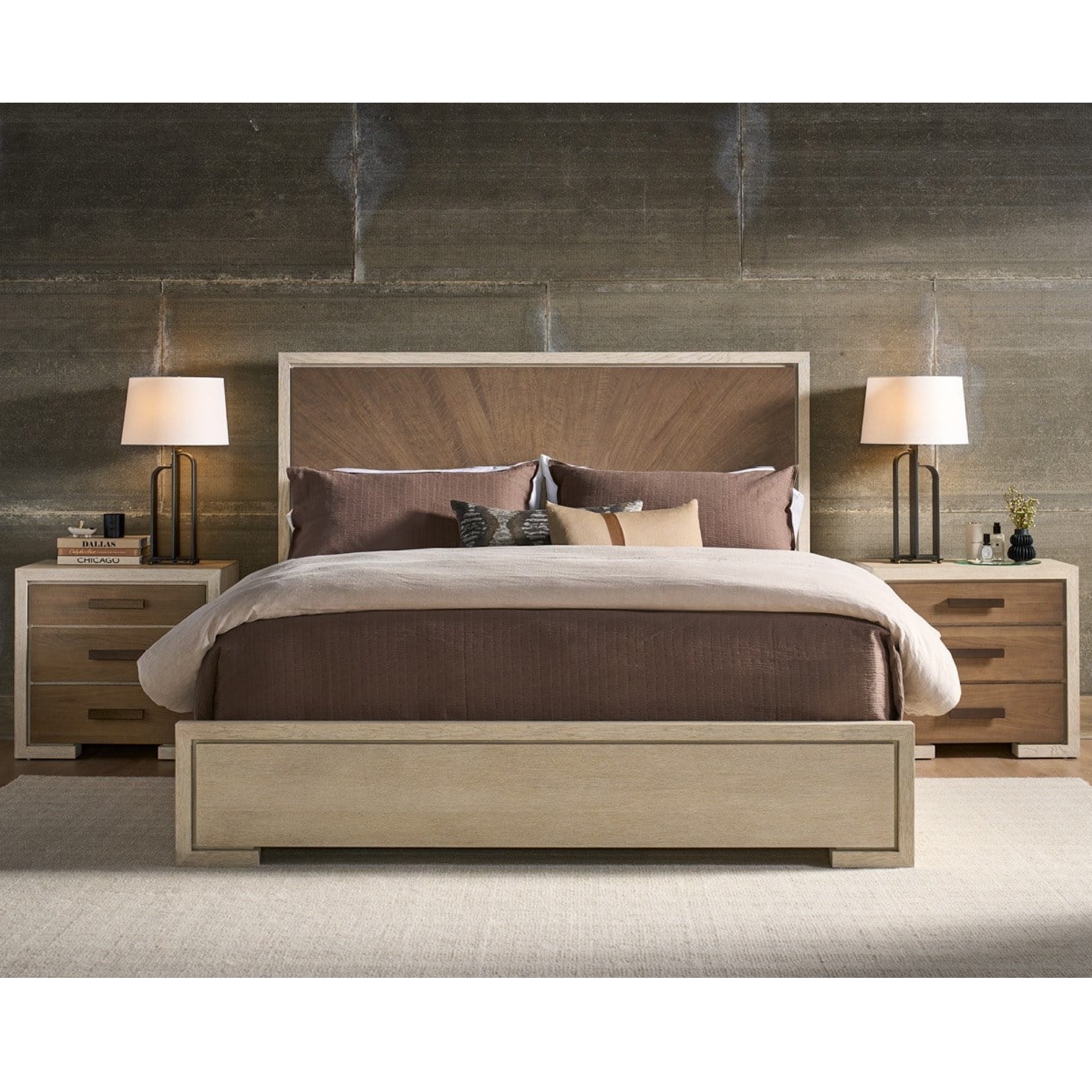 Mist Panel King Bed