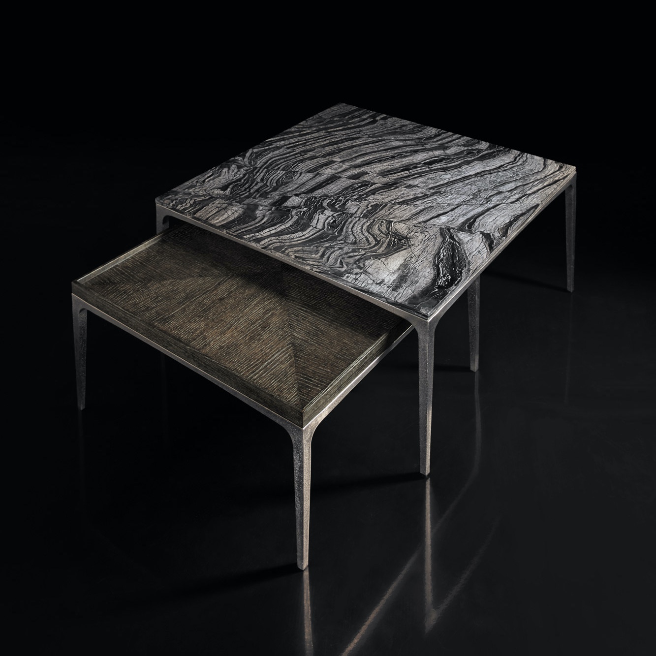 Strata Marble Cocktail Table