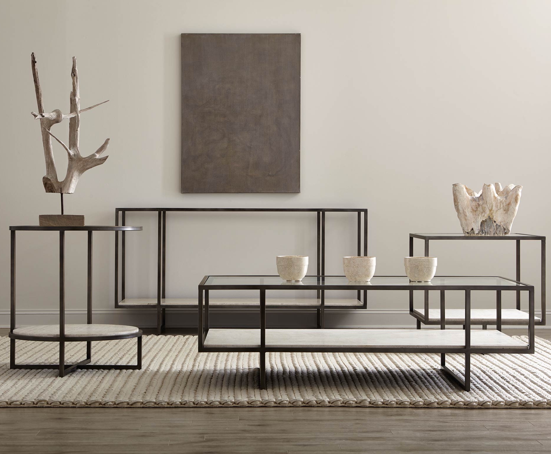 Harlow Metal Console Table
