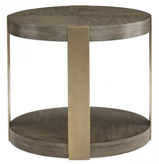 Table de bout ronde Profile - Avenue Design meubles haut de gamme