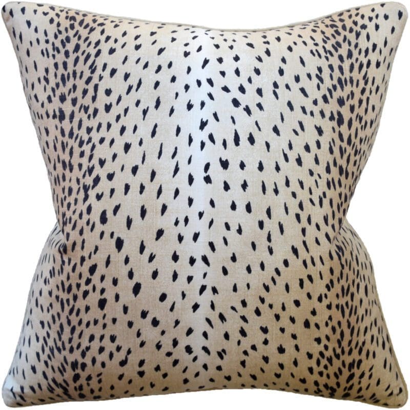 Black Piped Cushion, Avenue Design Montreal, Canada