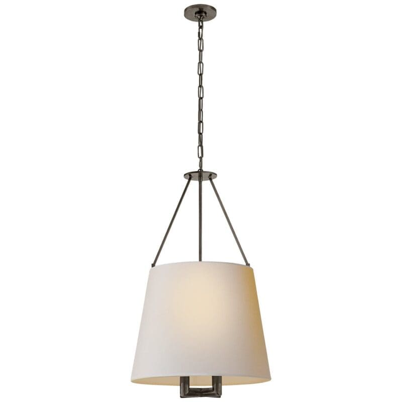 Dalston Hanging Shade in Bronze with Natural Paper Shade