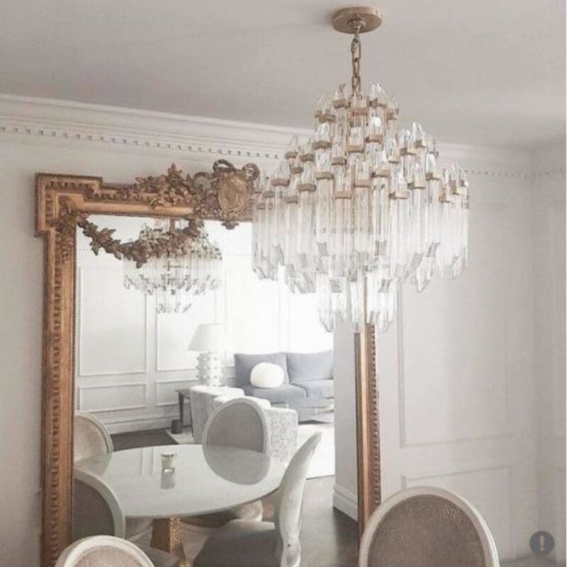Adele Large Wide Drum Chandelier