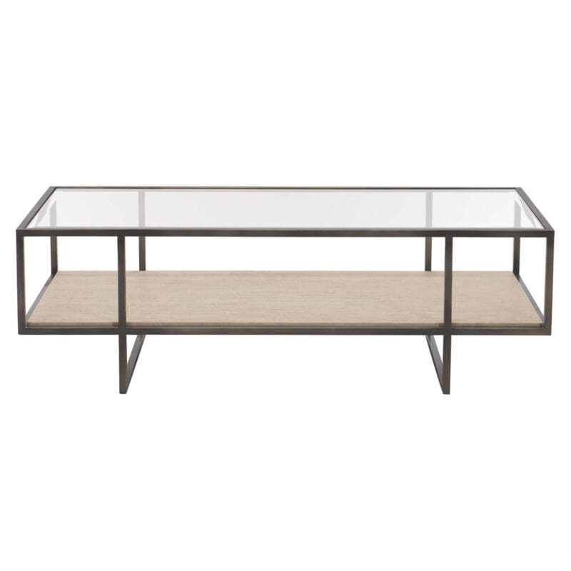 Harlow Metal Rectangular Cocktail Table - Avenue Design high end furniture in Montreal