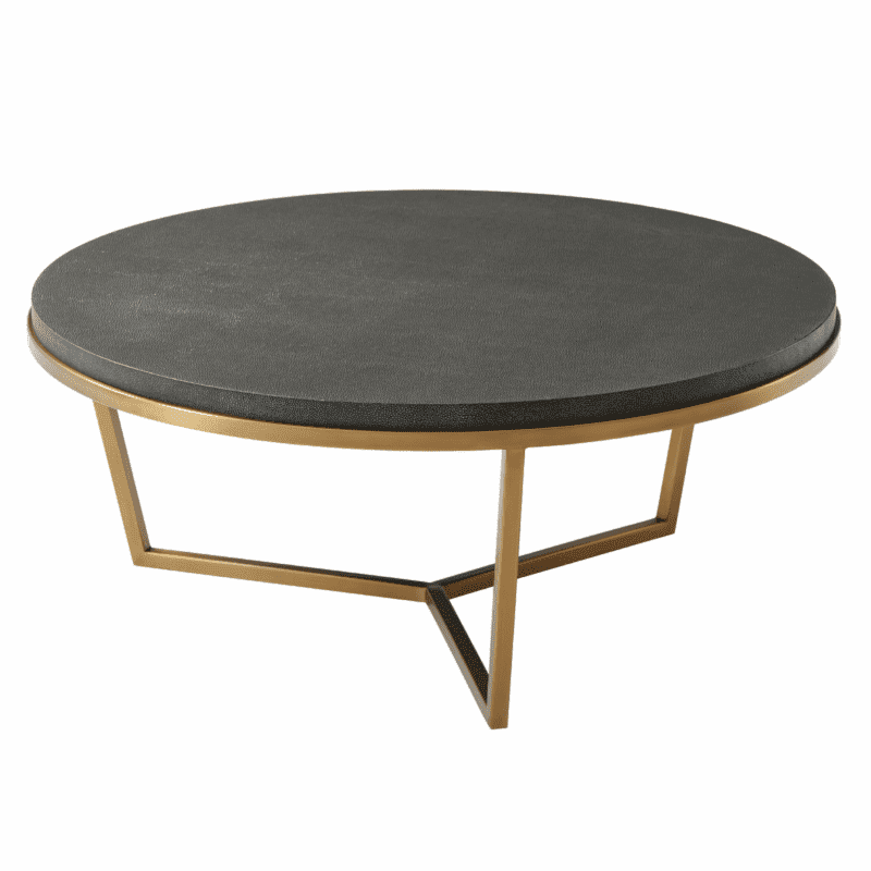 SMALL FISHER ROUND COCKTAIL TABLE
