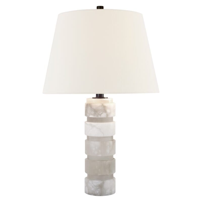 Round Chunky Stacked Table Lamp - Avenue Design Montreal