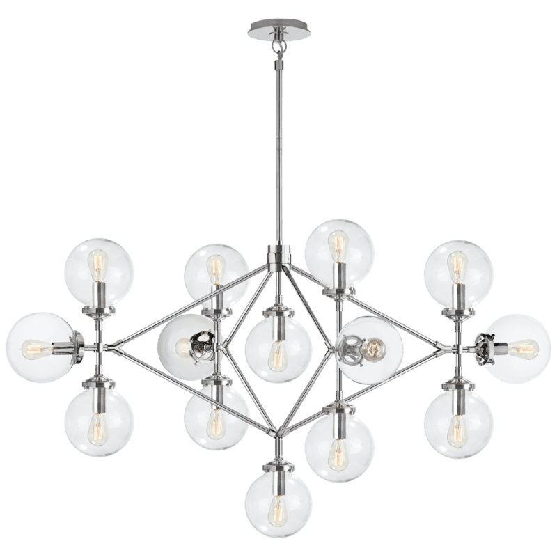 Bistro Four Arm Chandelier