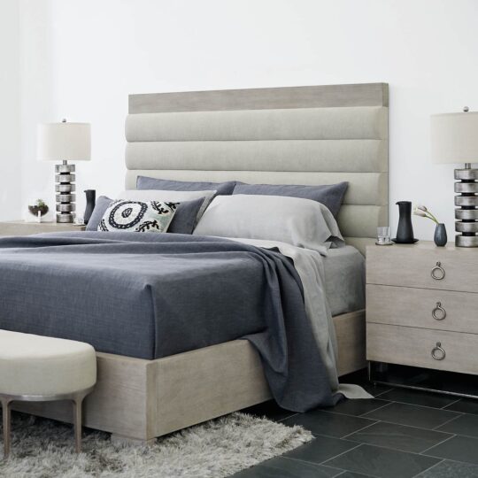 Linea Upholstered Channel Bed