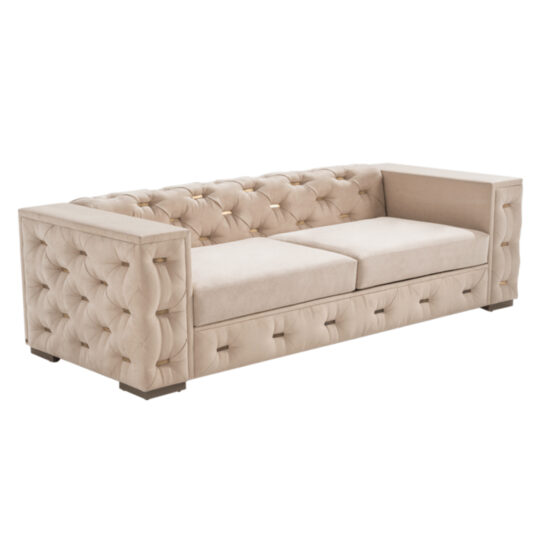 Caramelo Quilted Sofa