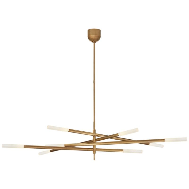 Rousseau Grande Eight Light Articulating Chandelier - Avenue Design Montreal