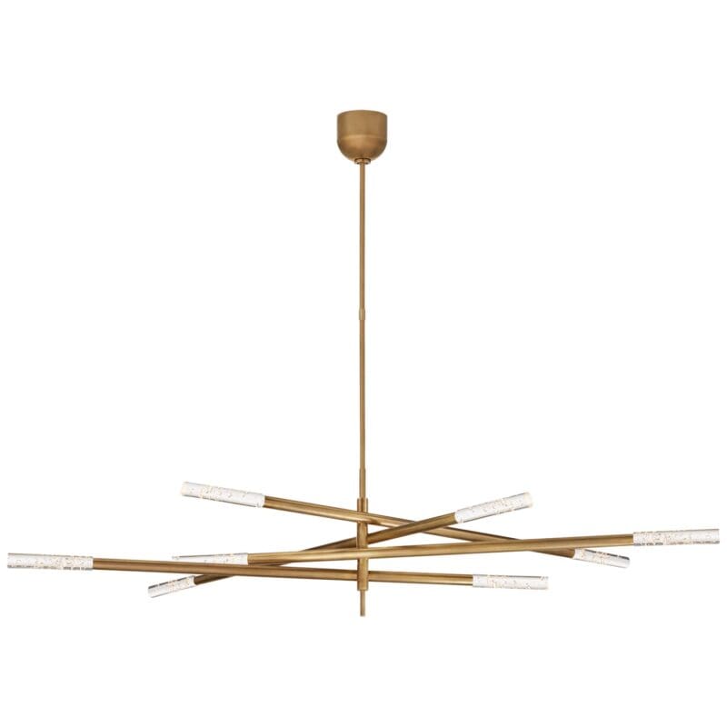 Rousseau Grande Eight Light Articulating Chandelier - Avenue Design Montreal
