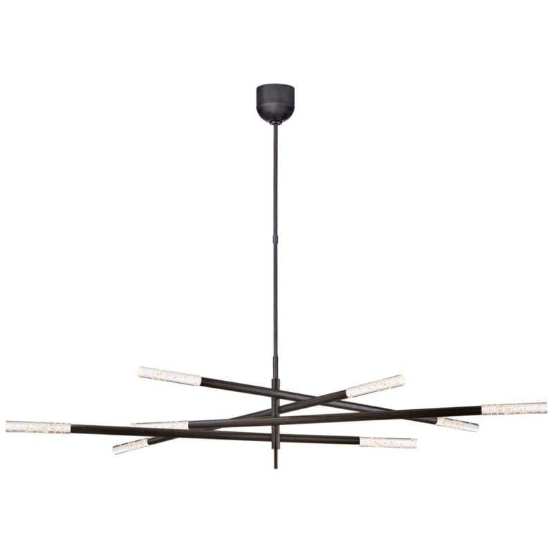 Rousseau Grande Eight Light Articulating Chandelier - Avenue Design Montreal