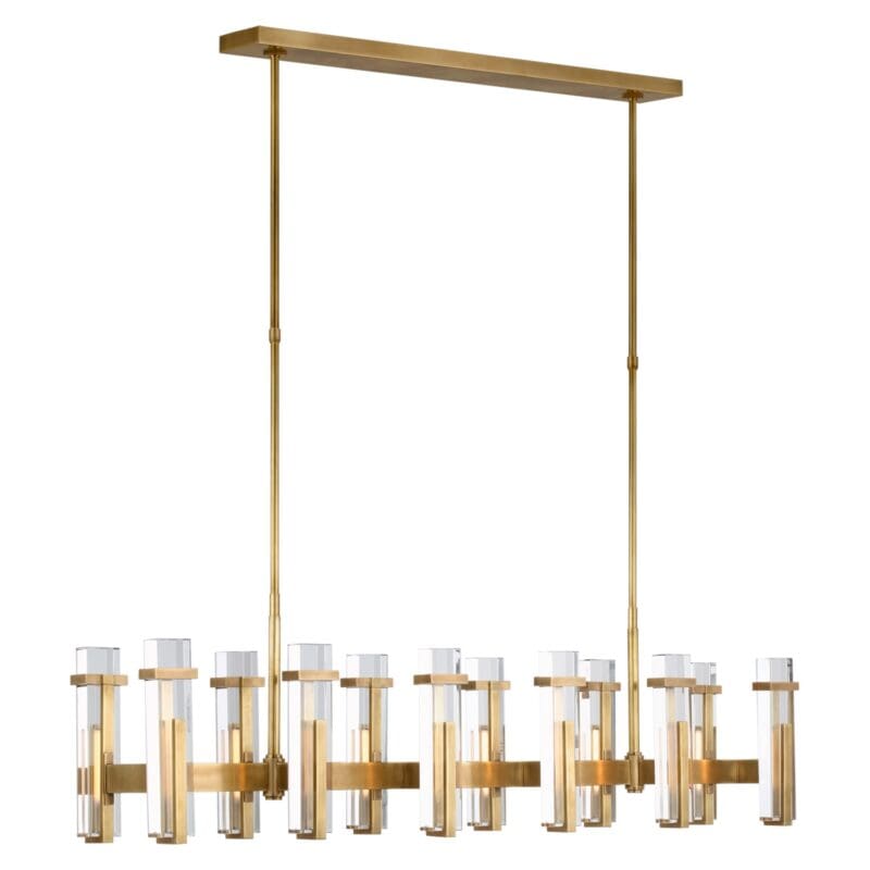 Malik Large Linear Chandelier - Avenue Design Montreal