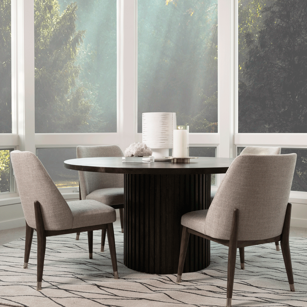 Bradley 60″ Round Dining Table - Avenue Design Montreal