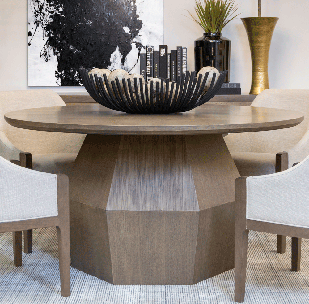Baylor 60″ Round Dining Table - Avenue Design Montreal