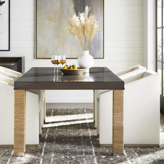 Woven Dining Table - Avenue Design Montreal