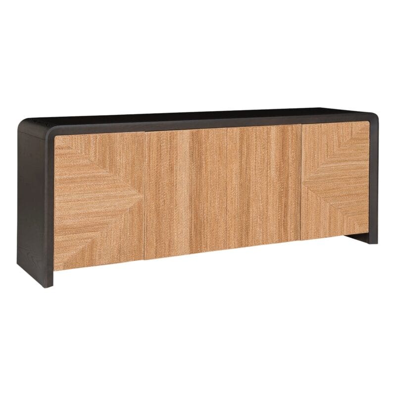 Form Buffet With Woven Doors - Avenue Design Montreal