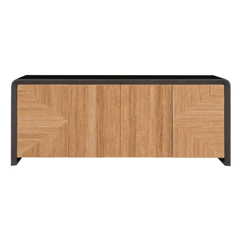 Form Buffet With Woven Doors - Avenue Design Montreal