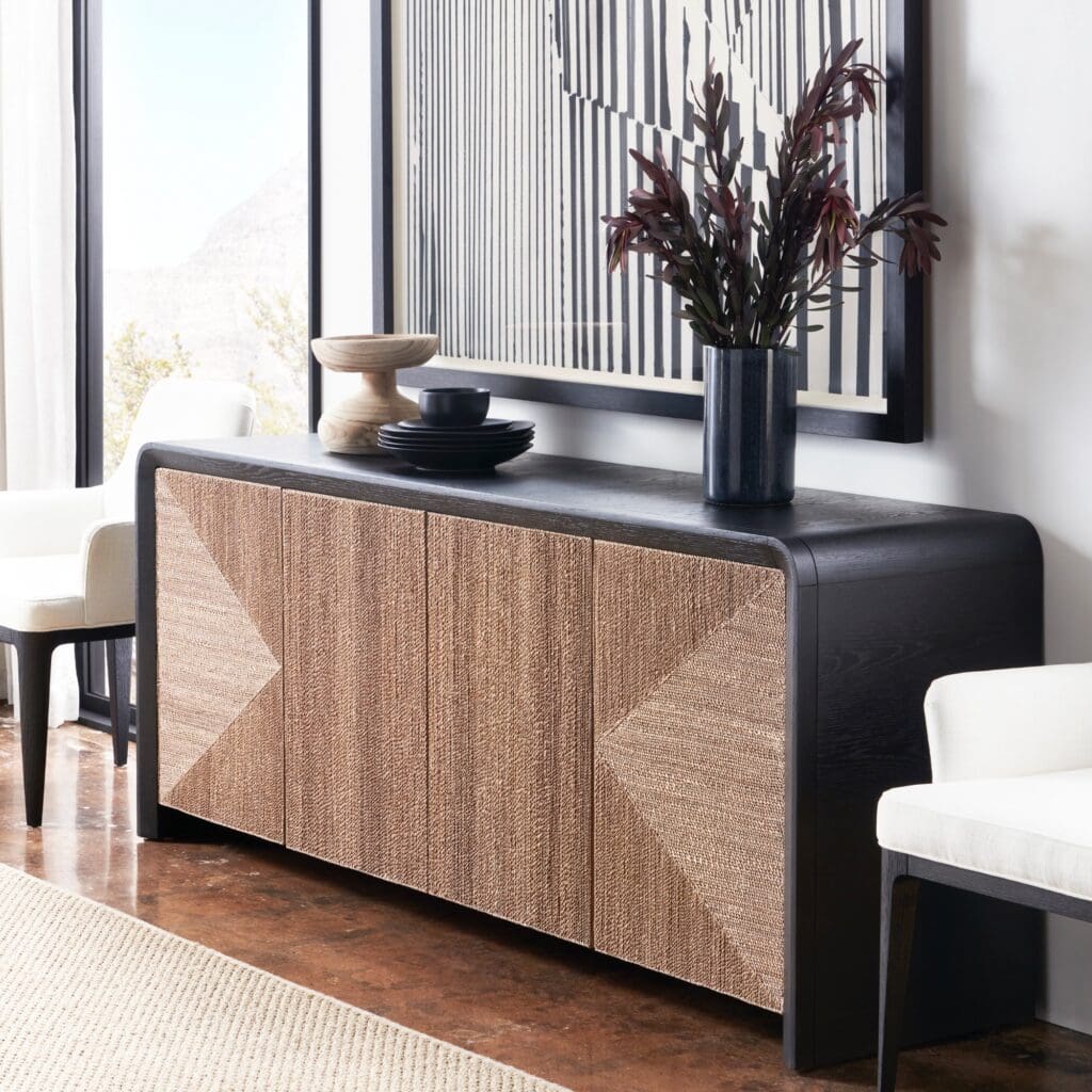 Buffet Form avec portes tissées - Avenue Design Montreal