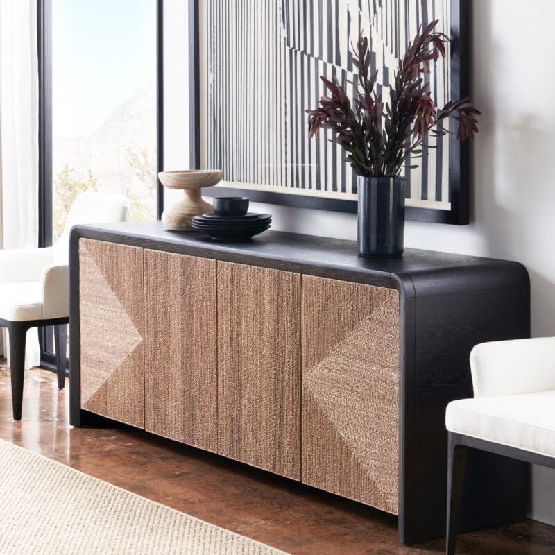 Buffet Form avec portes tissées - Avenue Design Montreal