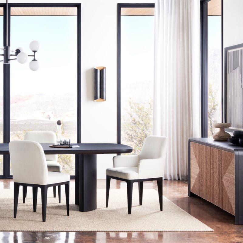 Form Buffet With Woven Doors - Avenue Design Montreal