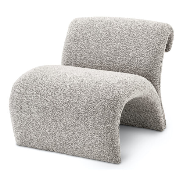Fauteuil Vignola - Bouclé Gris