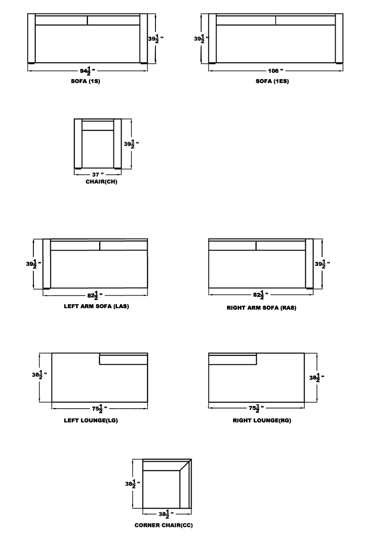 Nash Sectional Avenue Design high end furniture in Montreal