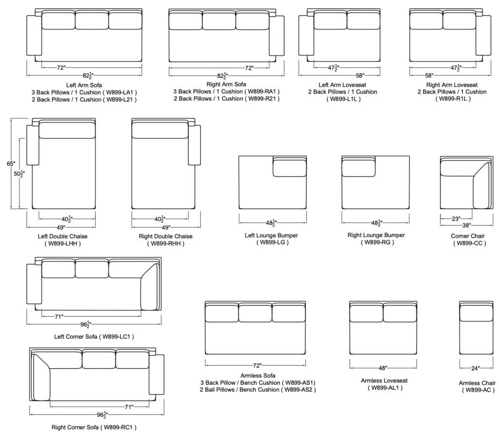 Ferriday Sofa Avenue Design high end furniture in Montreal
