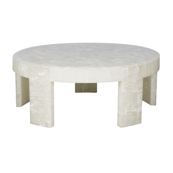Meridian Round Cocktail Table - Avenue Design high end furniture in Montreal