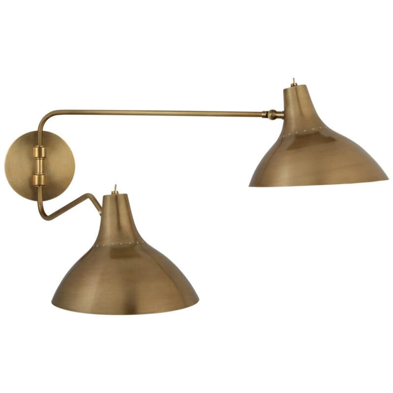 Charlton Medium Double Wall Light - Avenue Design high end lighting and accessories in Montreal