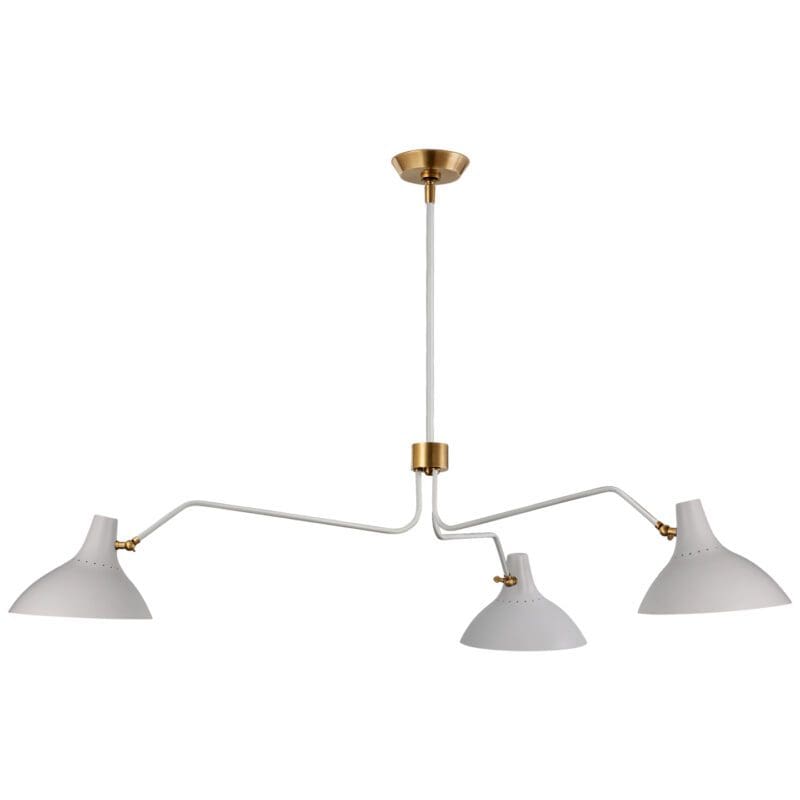 Charlton Large Triple Arm Chandelier - Avenue Design high end lighting and accessories in Montreal